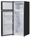 Invision 180 - 2742 Dual Compartment Refrigerator - 7.7 Cu. Ft. - Left Hand Hinge - Black - Young Farts RV Parts