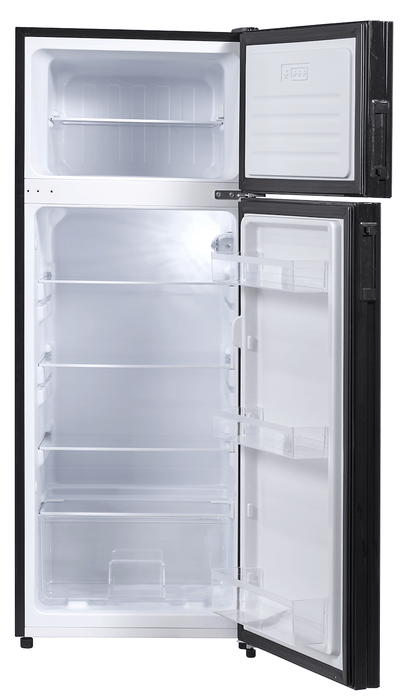 Invision 180-4712 Dual Compartment Refrigerator - 7.7 Cu. Ft. - Stainless Steel