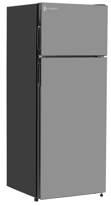Invision 180-4712 Dual Compartment Refrigerator - 7.7 Cu. Ft. - Stainless Steel
