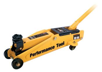 Jack Performance Tool W1611 Floor Jack, Hydraulic, 4500 Pound Capacity, 5-3/8 To 15-1/8" Lift Height, Yellow - Young Farts RV Parts