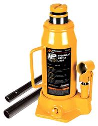 Jack Performance Tool W1632 Bottle Jack, Hydraulic, 12 Ton Capacity, 9-1/4 To 18-1/2" Lift Height