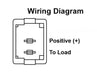 JR Products 12585 Labeled On/Off Switch 12V - White - Young Farts RV Parts