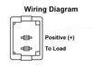 JR Products 12595 Labeled Switch 12V Black - Young Farts RV Parts