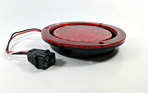 Kaper II L15-0065 Red 4" LED Stop/Turn/Tail Light - Young Farts RV Parts
