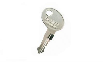 Key AP Products 013 - 689058 Bauer AE; Replacement Key For Bauer AE Series Door Lock - Young Farts RV Parts