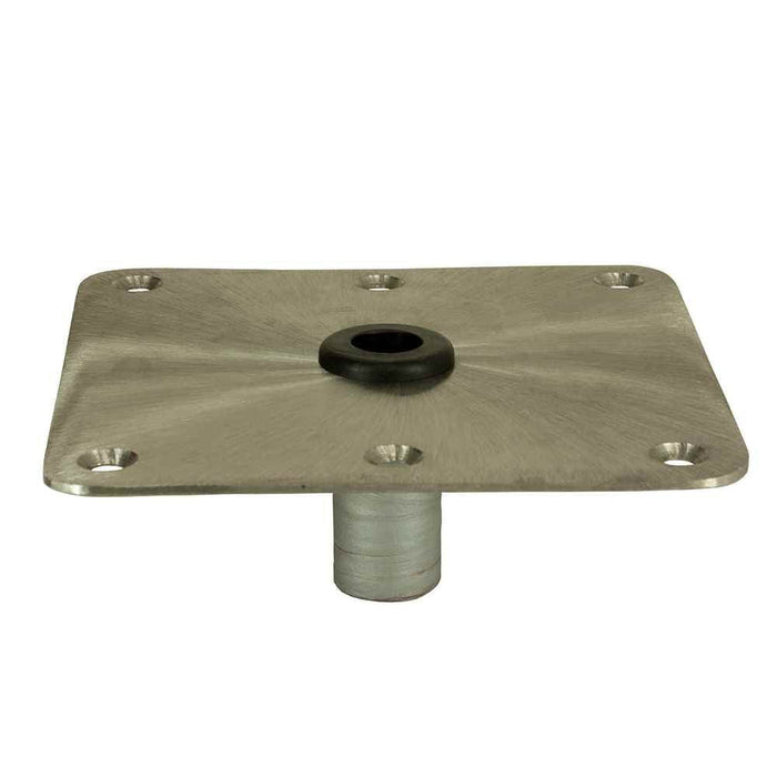 KingPin 7" x 7" - Stainless Steel - Square Base - Young Farts RV Parts