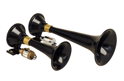 Kleinn Air Horns Black Dual Train Horn 220 - Young Farts RV Parts