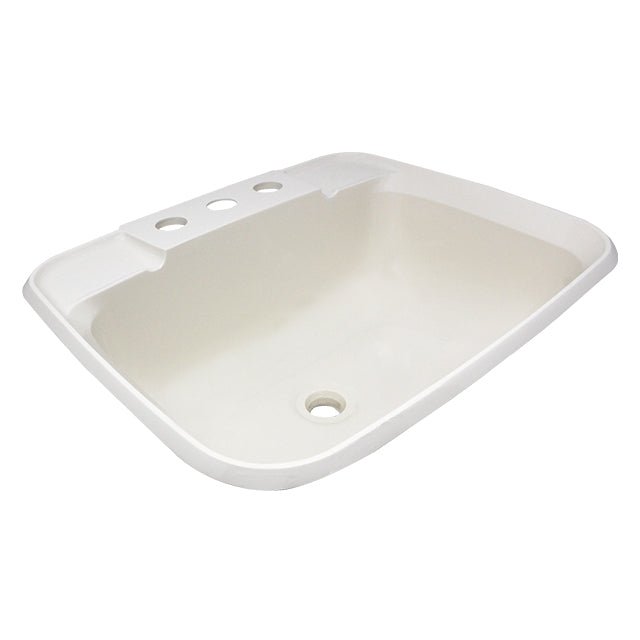 LaSalle Bristol 16186PPA 14 - 3/4" x 12 - 1/4" Single Bowl Sink - Parchment - Young Farts RV Parts