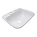 LaSalle Bristol 16186PWA 14 - 3/4" x 12 - 1/4" Single Bowl Sink - White - Young Farts RV Parts
