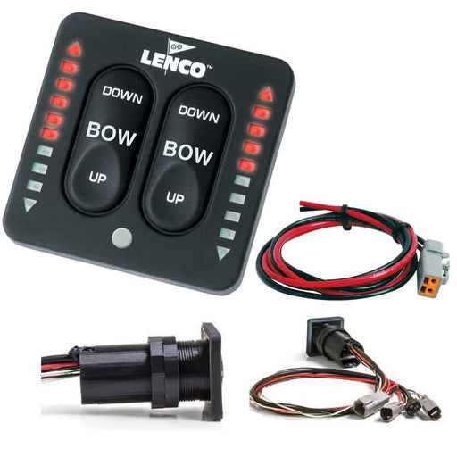 LED Indicator Integrated Tactile Switch Kit w/Pigtail f/Single Actuator Systems - Young Farts RV Parts