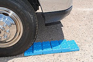 Leveling Block Ultra-Fab Products 48-979050 Use to Level RV While Parked, Interlocking Blocks, 8-5/16" Length x 8-5/16" Width, 30000 Pound Capacity, Set Of 4 - Young Farts RV Parts