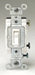 Leviton 1286-W 20-Amp 120/277-Volt Toggle Double-Pole AC Quiet Switch, White - Young Farts RV Parts