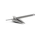 LEWMAR Boat Anchor Fluke Style - Holds Up To 25 Foot Length Boat; Galvanized; Silver - HKG - S8 - Young Farts RV Parts