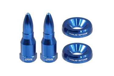 License Plate Mounting Hardware True Spike LPH005BL True Spike, Standard, Blue, Bullet Style