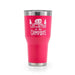 Life is Better at The Campsite Stainless Steel 30 oz. Tumbler Coral Pink - Young Farts RV Parts