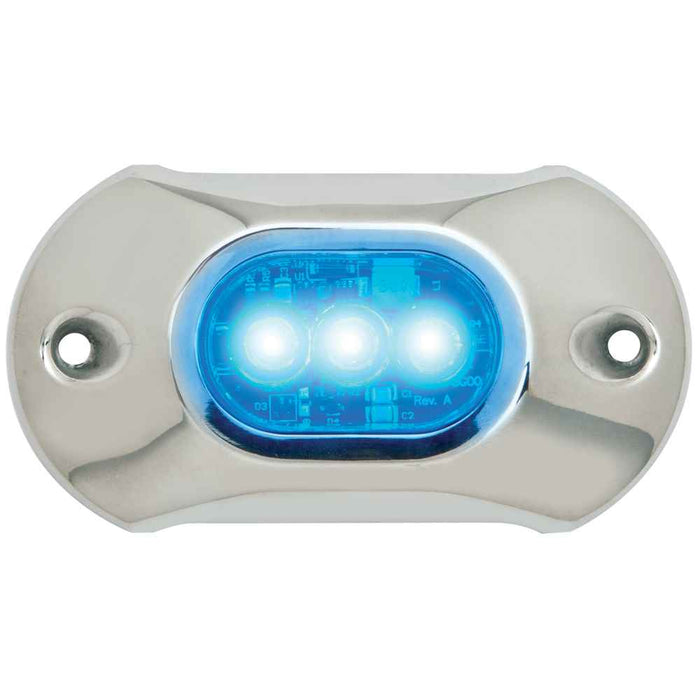 Light Armor Underwater LED Light - 3 LEDs - Blue - Young Farts RV Parts
