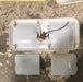 Light Fixture *DOUBLE* LR96696 OFF-WHITE - W/ Switch - Young Farts RV Parts