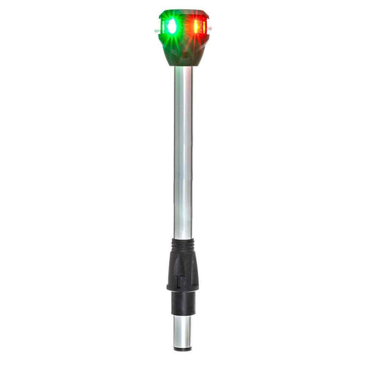LightArmor Bi - Color Navigation Pole Light w/Task Light - Straight - 10" - Young Farts RV Parts