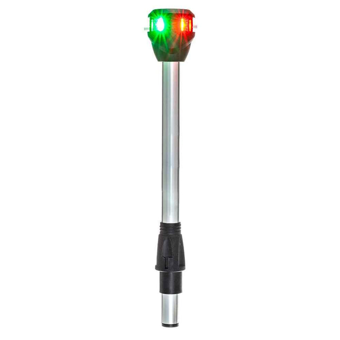 LightArmor Bi - Color Navigation Pole Light w/Task Light - Straight - 10" - Young Farts RV Parts