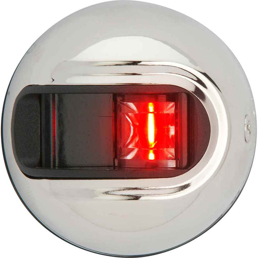 LightArmor Vertical Surface Mount Navigation Light - Port (red) - Stainless Steel - 2NM - Young Farts RV Parts