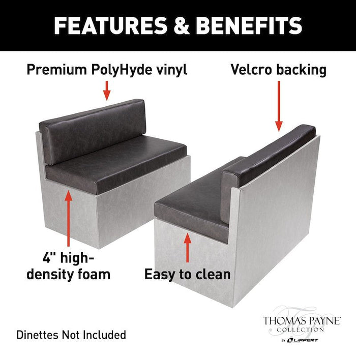 Lippert 2021100495 Back And Seat Dinette Cushion 42 In - Millbrae