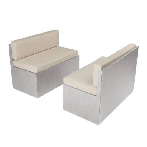 Lippert 2021100501 Back And Seat Dinette Cushion 44 In - White