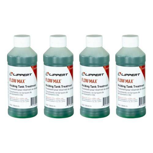 Lippert 2022116482 Flow Max Holding Tank Treatment - 8 oz. Bottles, 4-pack