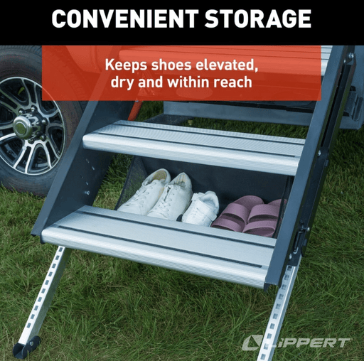 Lippert 2025008967 Solid Step Shoe Organizer - Young Farts RV Parts
