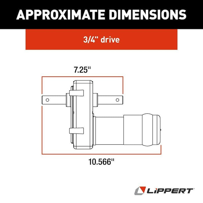 Lippert Components 138449 Klauber D-300 Series Slide-Out Motor