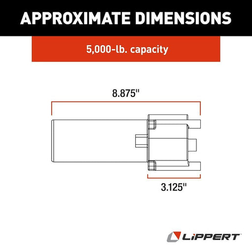 Lippert Components 141893 Replacement Trailer Landing Gear Motor - Young Farts RV Parts