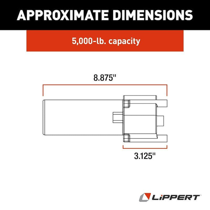 Lippert Components 141893 Replacement Trailer Landing Gear Motor - Young Farts RV Parts