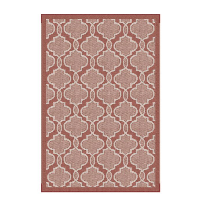 Lippert Components 2021028008 - 6'W x 9'L Terracotta All Weather Patio Mat