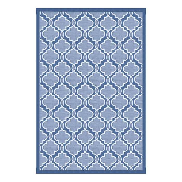 Lippert Components 2021028009 - 8'W x 12'L Blue All Weather Patio Mat