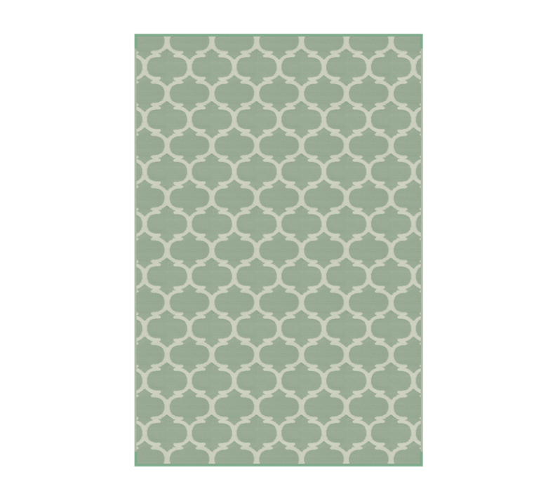 Lippert Components 2021028028 - 8'W x 12'L Green All Weather Patio Mat