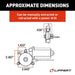 Lippert Components 266149 Solera Replacement Awning Motor - Young Farts RV Parts