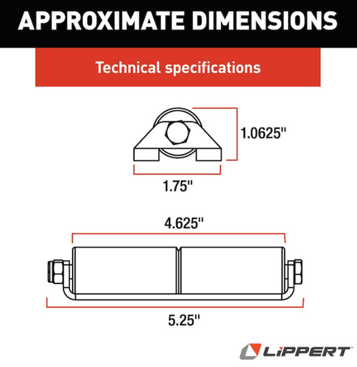 Lippert Components 320500 Slide Out Roller - Young Farts RV Parts