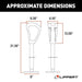 Lippert Components 643589 Smart Jack Trailer Tongue Jack 3.5K 18" Stroke - Young Farts RV Parts