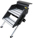 Lippert Components 733931 - SolidStep Manual Fold-Down Steps for 26" - 29-7/8" Wide RV Door Frames, Double, Aluminum - Young Farts RV Parts