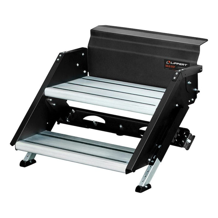 Lippert Components 733932 SolidStep Manual Fold-Down Double Steps for 30" - 36"