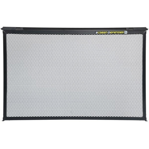 Lippert Components 859794 - Black 30'' Mesh Screen Defender RV Entry Door Screen Protector - Young Farts RV Parts