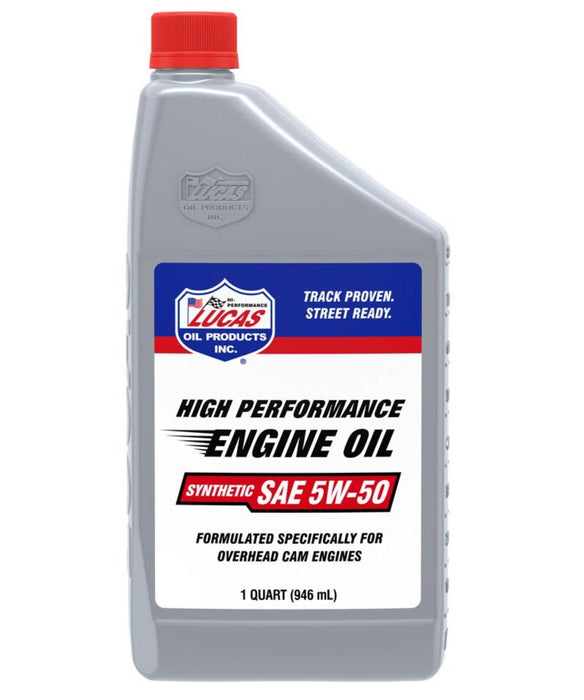 Lucas Oil 10101 5W-50 Synthetic Oil 1 Qt.
