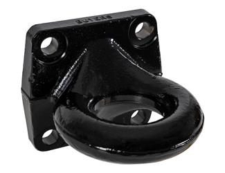 Lunette Ring Buyers Products BDB1385 3" Inside Diameter Eye, 60000 Pound Maximum Gross Towing Weight, 15000 Pound Maximum Vertical Load, Bolt-On 4 Hole Mounting Plate - Young Farts RV Parts