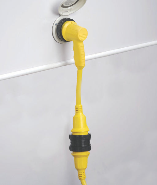 Marinco Right Angle Power Adapter, 50A 125 / 250V - 1RPC50RV - Young Farts RV Parts