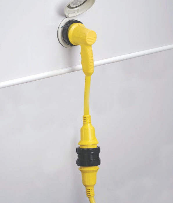 Marinco Right Angle Power Adapter, 50A 125 / 250V - 1RPC50RV - Young Farts RV Parts