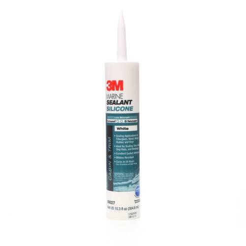 Marine Grade Adhesive Sealant - 10 Gallon Tube; White; Single - 08027 - Young Farts RV Parts