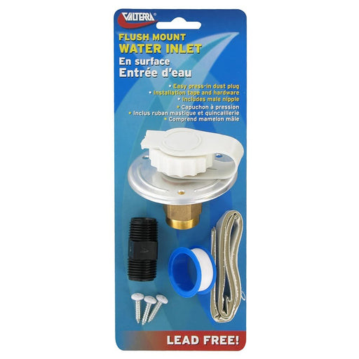 Metal Recessed Water Inlet Lead Free - Young Farts RV Parts