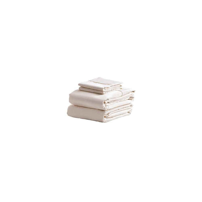 Microfiber Sheet Set White Narrow King 72X80