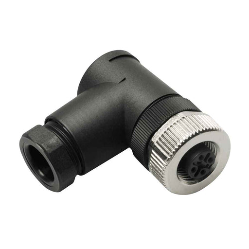 Micro/Mid Field Attachable Connector 90 Female - Young Farts RV Parts