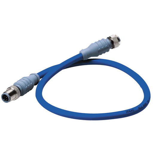 Mid Double - Ended Cordset - 0.5 Meter - Blue - Young Farts RV Parts