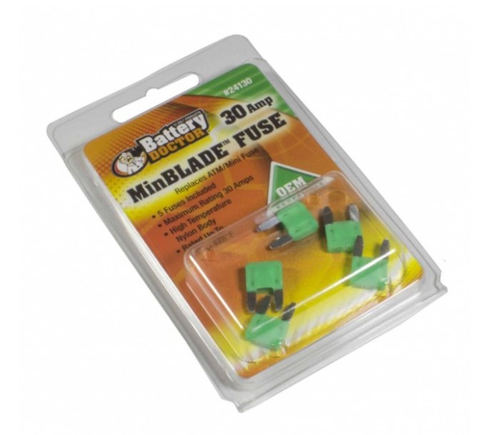 Min Blade Fuse - 30 Amp - Young Farts RV Parts